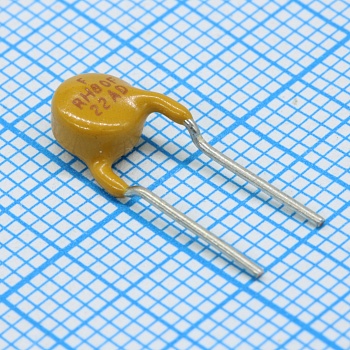 FRH080-250VF - Предохранитель самовосстанавливающийся 80мА (удержание) 160мА (отключение)  250В 3A радиальный