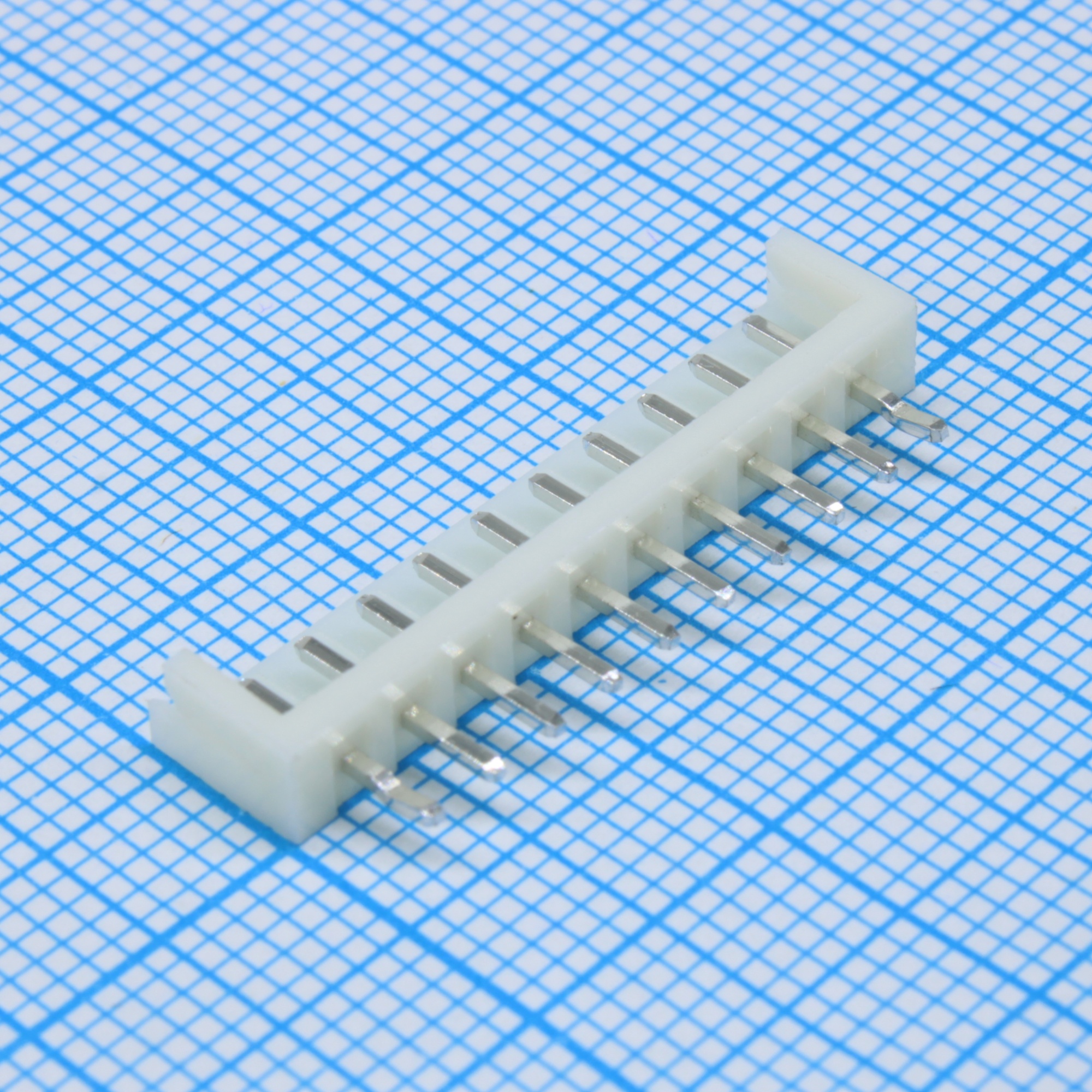 DS1069-01-10MVW6 - Разъем штыревой однорядный на плату вилка 10 контактов шаг 2.5мм