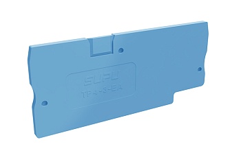 Торцевая крышка TP4-3-BU-EA - Торцевая крышка для клемм TP4-3-..., цвет: синий