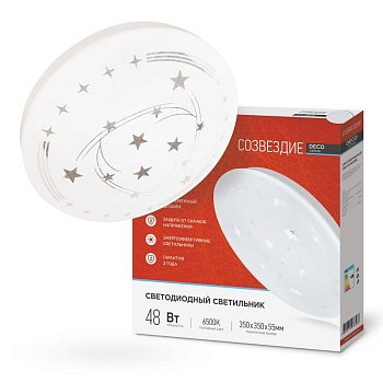 Светильник светодиодный DECO СОЗВЕЗДИЕ 48Вт 230В 6500К 4320лм 380х55мм 4690612038568