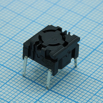 5GTH935 - Кнопка тактильная 10Х10Х6.4 50mA 24VDC 3.5N 10000000циклов монтаж в отверстие