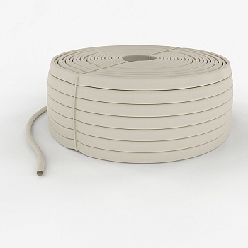 Трубка ТВ-40 ПВХ d16мм "кембрик" (м) 49-5013 - цвет белый, применяется для электроизоляции и маркировки проводов, цена за 1м