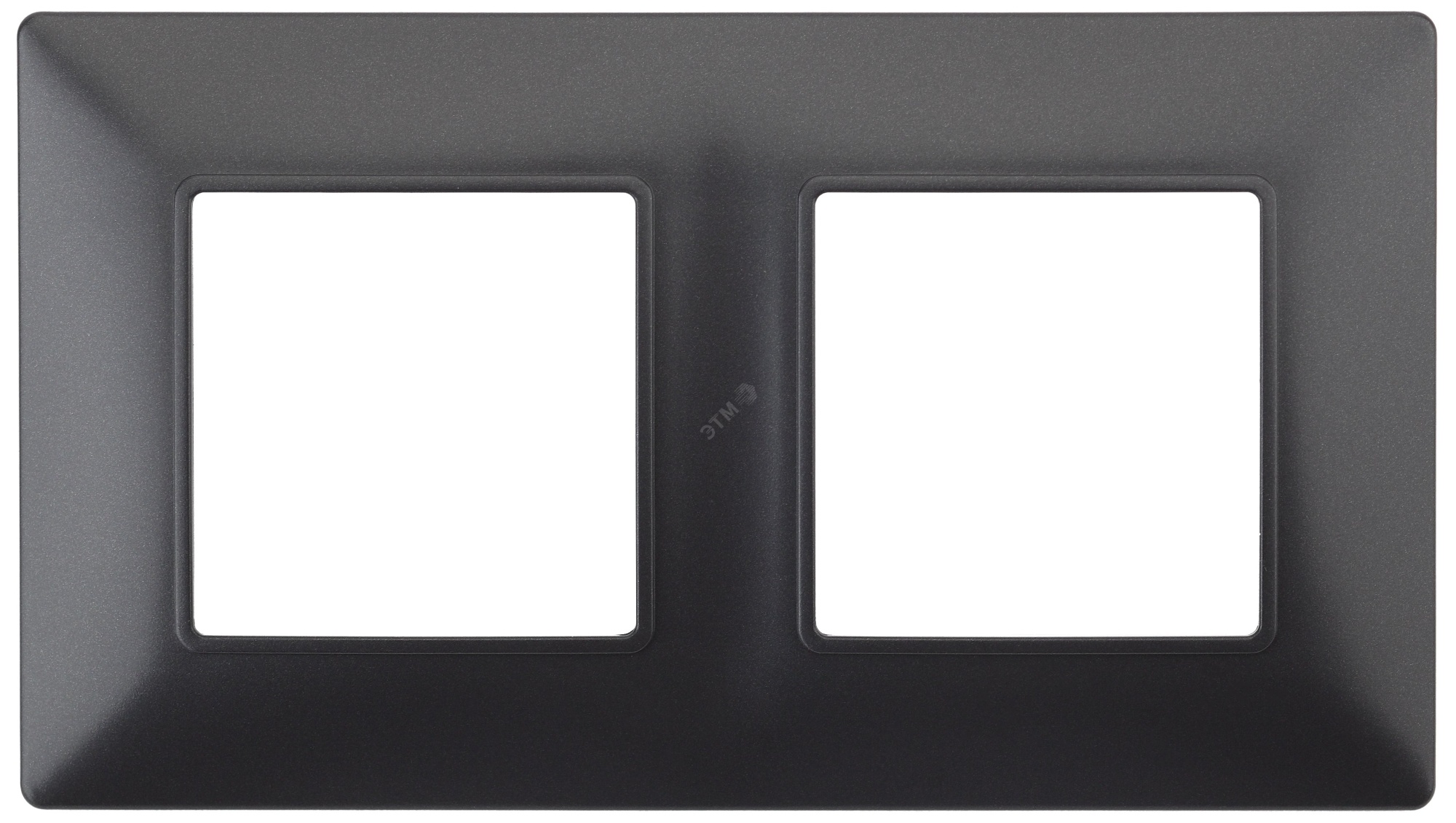 14-5002-05 Рамка на 2 поста, Elegance, антрацит (10/100/3000) Б0034391