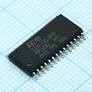 TDA7313ND - Аудио процессор, стеpео Hi-Fi, упpавляемый I2C-bus