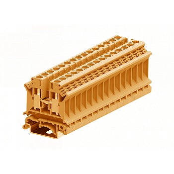 Проходная клемма 306904 - Проходная клемма, UK4, тип фиксации провода: винтовой, номинальное сечение: 6 мм кв., 41A, 800V, ширина: 8,1 мм, цвет: оранжевый, тип монтажа: DIN 35