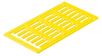 Маркировка WMS SI2K02Y/15N - Маркировочные таблички для кабельных контейнеров, PC / ABS, желтый, размер 15 x 4 мм, 45 шильдиков, для плоттера wieplot,