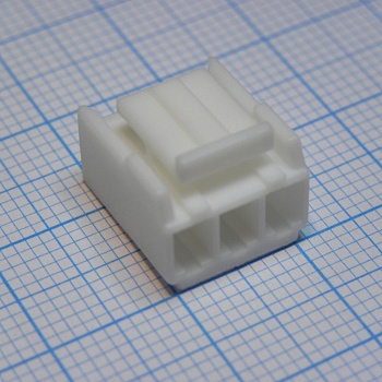 1-1123722-3 - 3-х позиционный 3.96мм корпус разъема шаг проводов 18-22