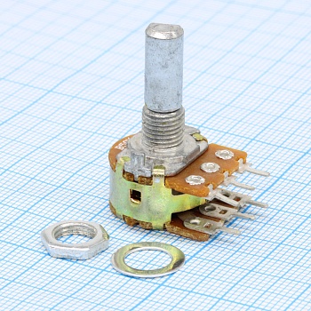 16К2  F 2*50 К - Резистор регулировочный однооборотный 2х50кОм