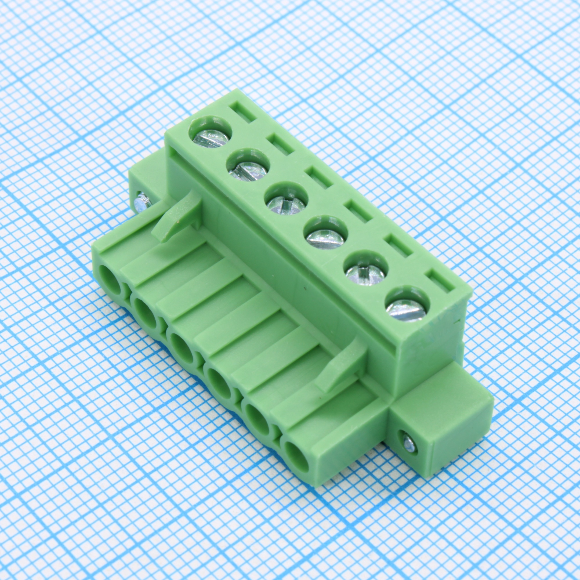 2EGTKM-5.08-06P-14-00 - Разъемный клеммный блок, 6 контактов. Серия 2EGTKM-5.08