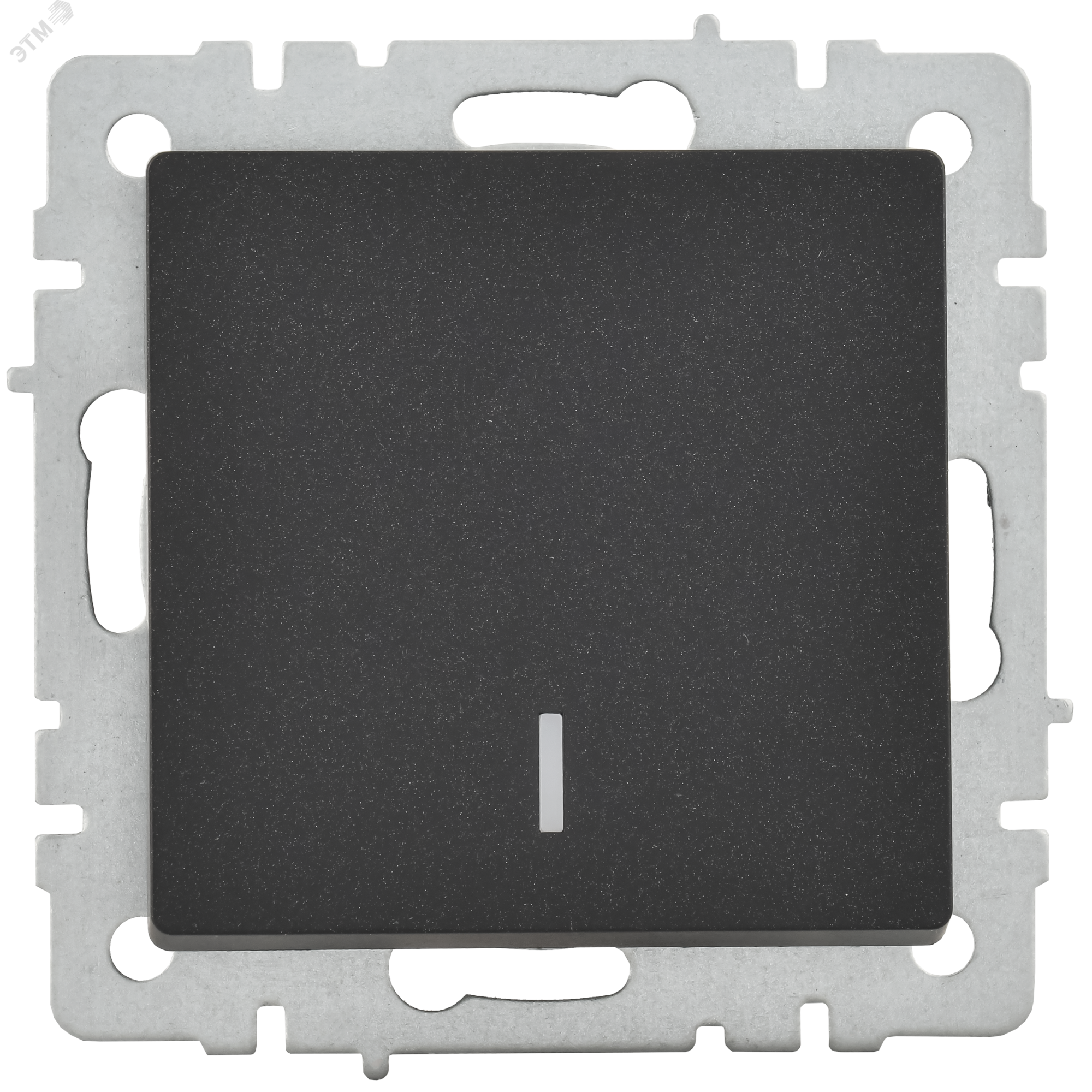 Выключатель 1-кл. СП BRITE ВС10-1-1-БрЧ 10А с инд. черн. BR-V10-1-10-K02