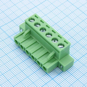 2EGTKM-5.08-06P-14-00 - Разъемный клеммный блок, 6 контактов. Серия 2EGTKM-5.08