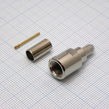 FME штекер обжим RG-58 - ВЧ разъем
