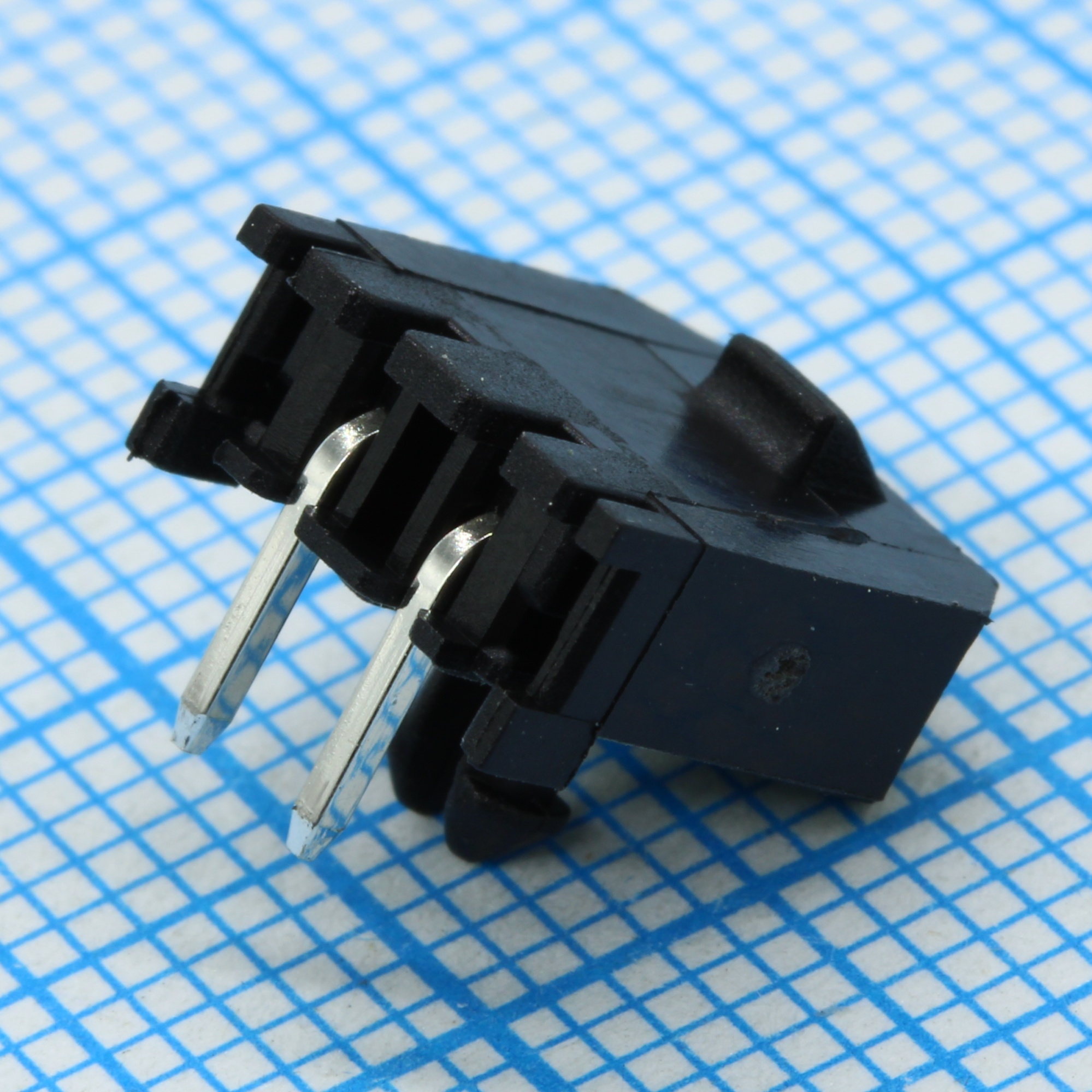 L-KLS1-XM1-3.00-1X02-R - Разъем штыревой 1х2 контакта шаг 3мм угловой на плату