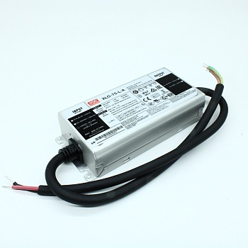 XLG-75-L-A - AC-DC, 75Вт, стабилизатор тока, IP67, вход 100…305В AC, 47…63Гц, ККМ, выход 700…1050мА/53…107В (режим пост. мощности), изоляция 3750В AC, в кожухе 140х63х32мм, -40…+90°С (корпус), встр. потенциометр