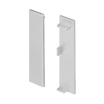Заглушка PLINTUS-H55 046394 - Пара глухих заглушек для профиля PLINTUS-H55 серого цвета. Материал пластик.  В комплекте 2 шт., цена за 1 комплект.