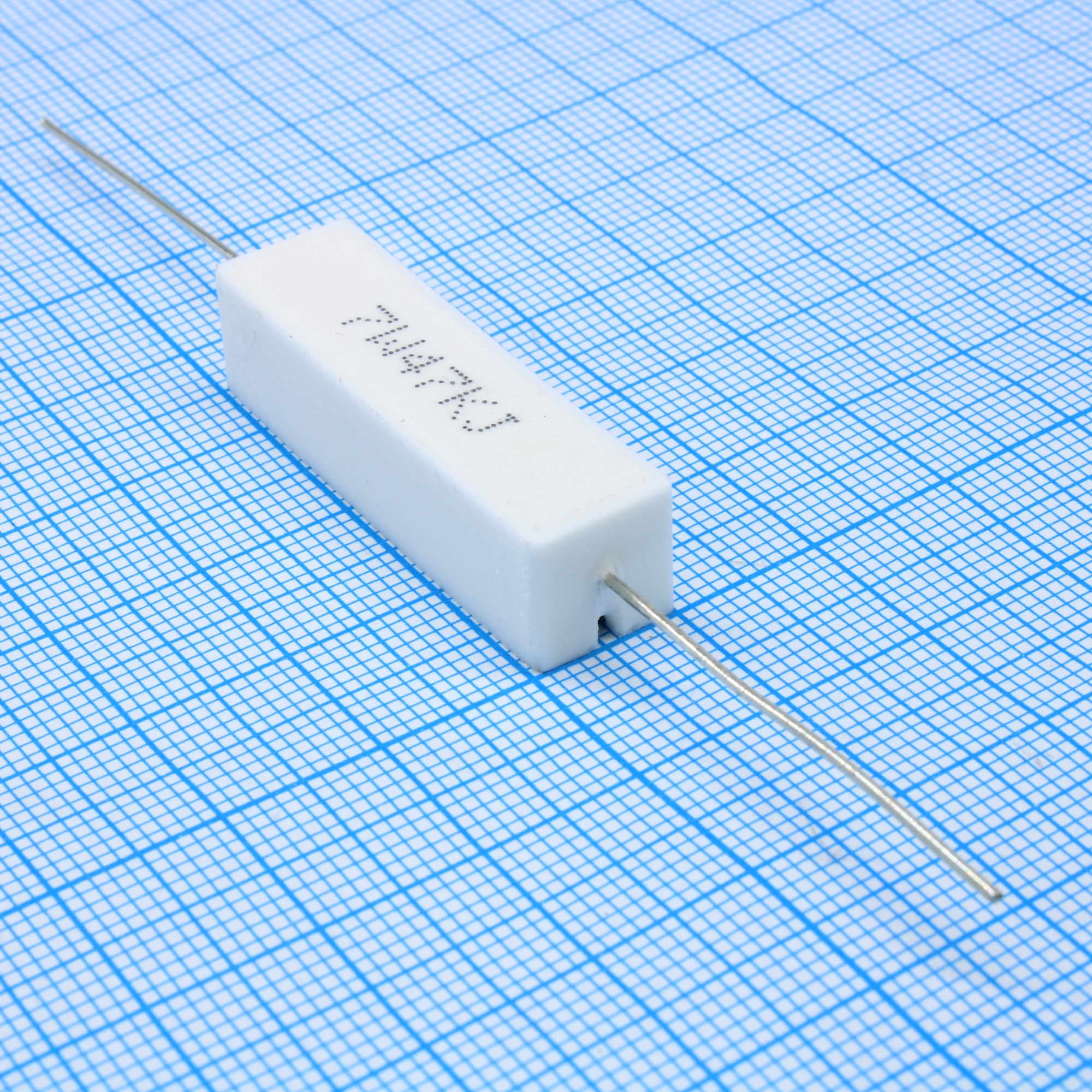 SQP70047KJBP - Резистор керамический цементный аксиальный (SQP) 7Вт 47кОм ±5%