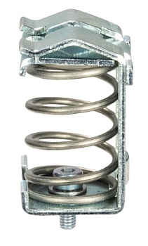 Прижим кабельный WST 20 / C - Зажим для подключения экранированного кабеля, тип фиксации провода: зажим, для кабеля: 10-20 мм, цвет: серый, тип монтажа: C-профиль