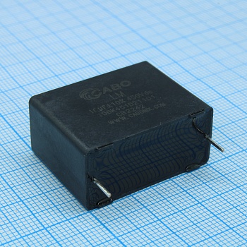 106K451D21101 - Конденсатор металлоплёночный полипропиленовый 10 мкФ ±10% 450 В dc 8 А (32 X 15 X 24.5 мм) шаг выводов 27.5 мм 85°С