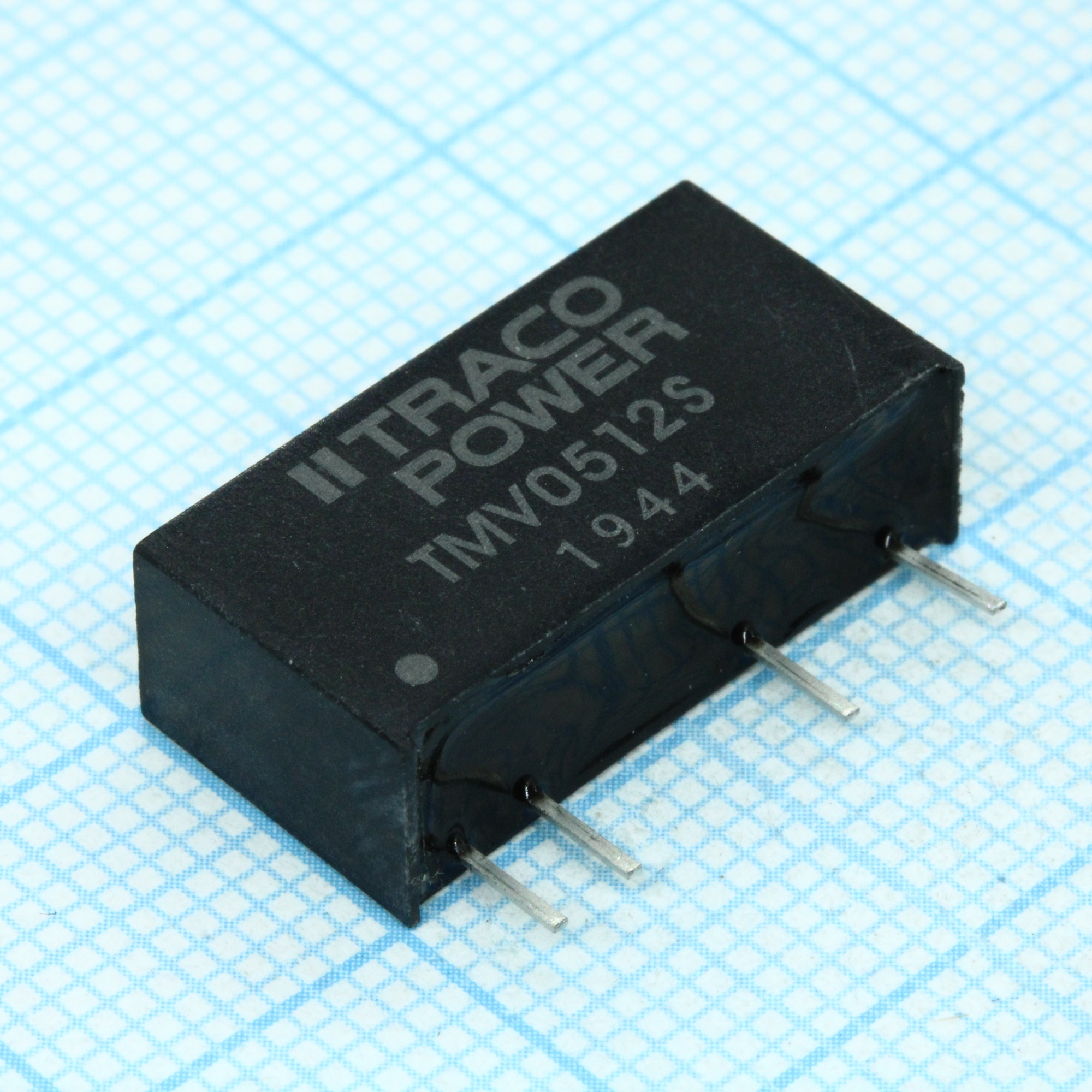 TMV 0512S - Преобразователь DC/DC, 1Вт, вход 4.5…5.5В, выход 12В/84мА, изоляция 3000В DC, -40…+85°С