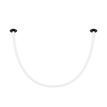 Светильник SP-TROPIC-BUILT-TRIMLESS-R18-L1200-18W Warm3000 (BK, 360 deg, 230V) 043389 - Подвесной светильник. Мощность 18 Вт, св. поток 980 лм, 54 лм/Вт, тёплый 3000 K, CRI>90, угол 360°, напряжение питания 230 В. Черный круглый корпус из стали, силиконов