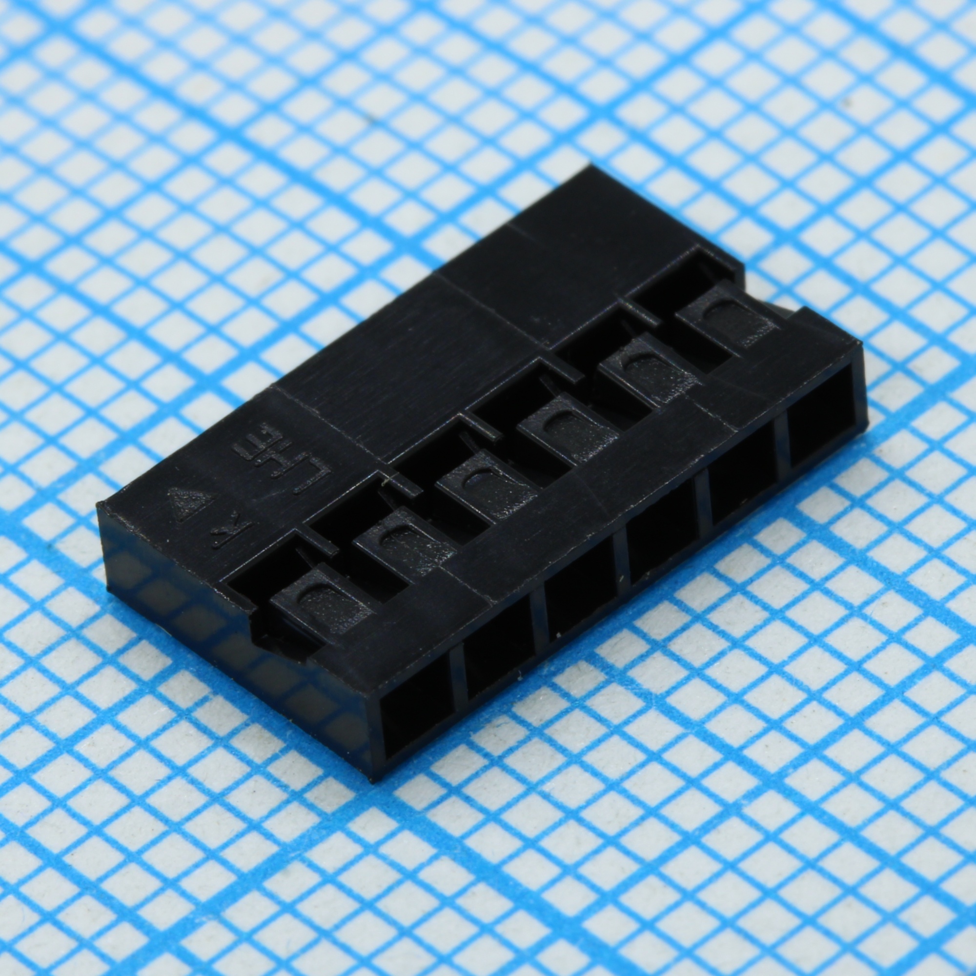 I-DS1071-01-SCB01X6 - Корпус разъема (розетка) 1х6 контактов шаг 2мм на кабель