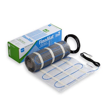 Комплект "Теплый пол" (мат) 130Вт/кв.м FinnMat 195Вт 1.5кв.м 2 жилы EFHFM130.15