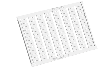 Маркировка  TMC5.2-96/31...40V - Маркировочные шильдики для клемм TU/TP/TC, сечением 2,5 мм кв., 96 шильдиков, нанесенные символы: 31…40 с вертикальным расположением, цвет белый