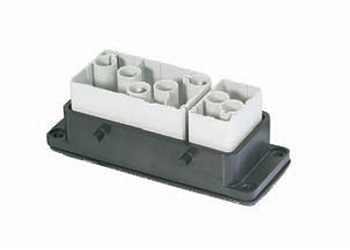 Комплект разъема podisCON FCS47STSA.осн. - Основание разъема, на поверхность, серия podis, IP65, 7 полюсов, цвет: черный, номинальные характеристики: 500V, 20A