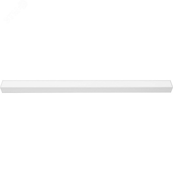 Светильник светодиодный ДПО-36вт 4000К 4320Лм линейный рассеиватель матовый в алюминиевом корпусе белый 48584