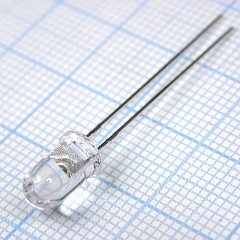 L-7113SYC - Светодиод 5мм/желтый/588нм/650-2200мкд/прозрачный/20°