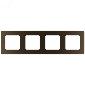 Рамка 4-м Inspiria бронз. Leg 673969