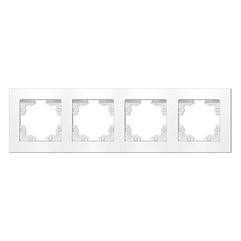 Рамка 4-м Афина универс. бел. A0046