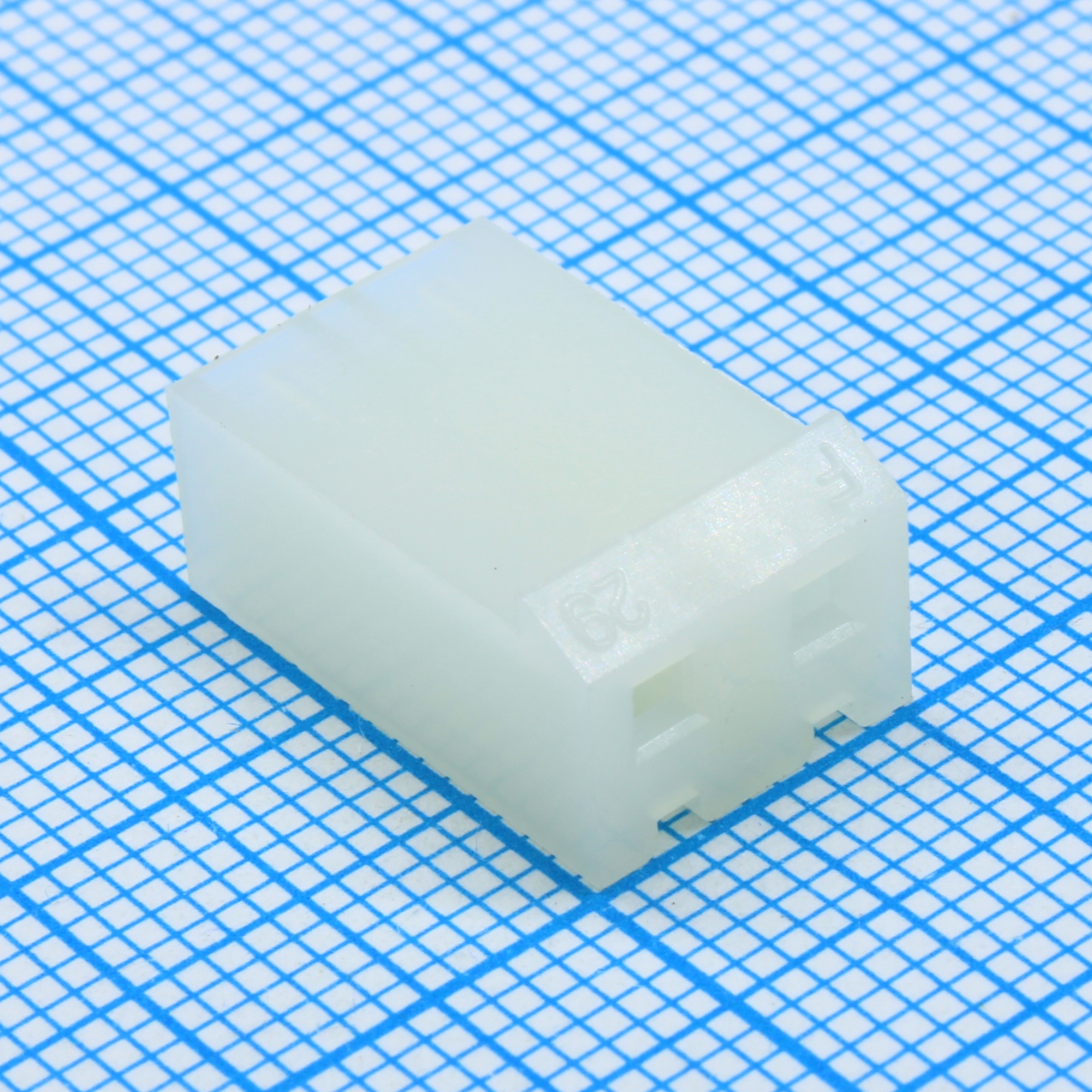 DS1074-2FCT - Корпус разъема питания MHU-xx, гнездо 2pin, шаг 5.08мм