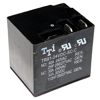 TR91-24VDC-SC-C - мощное 24VDC, 20A, 1переключение