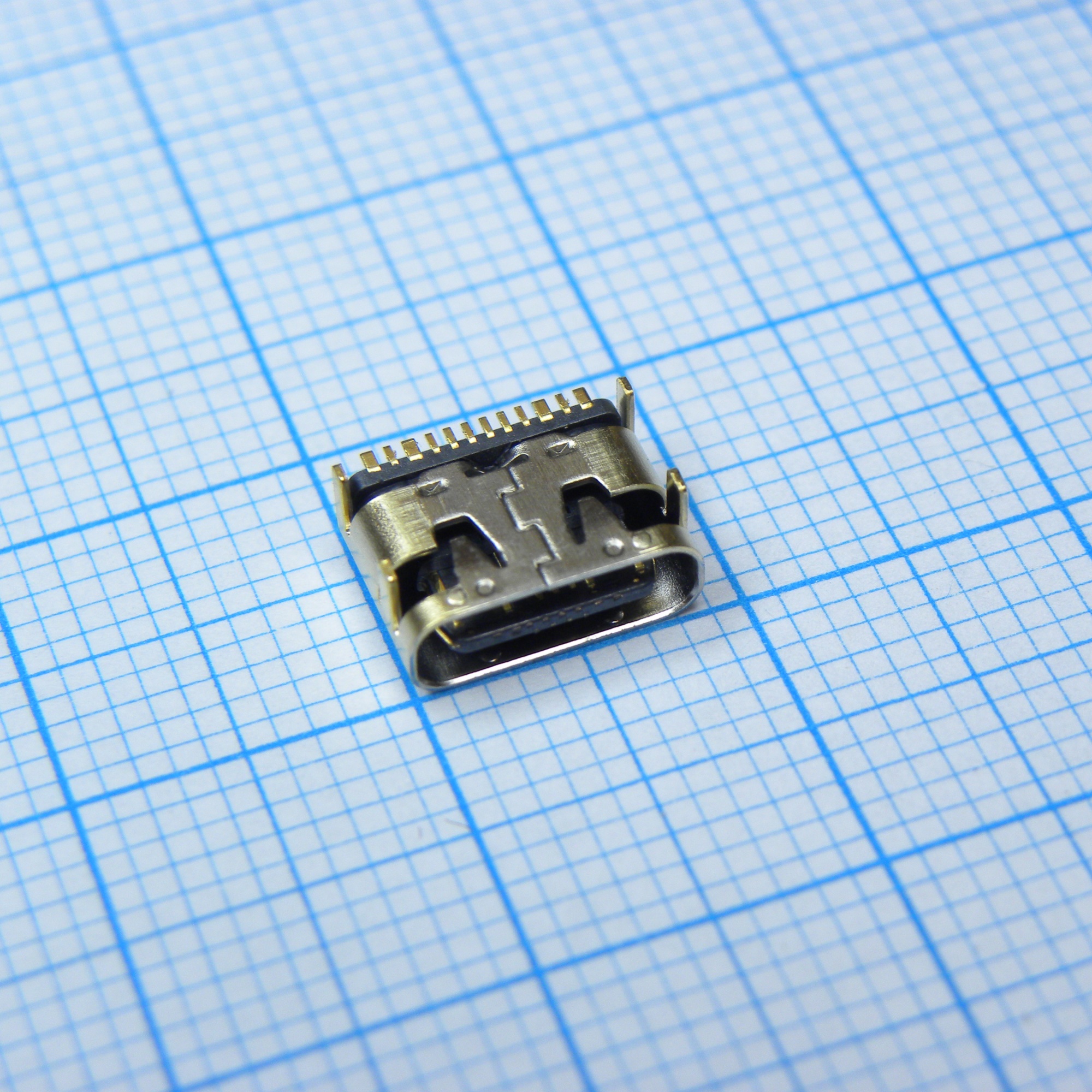 USB3.1 TYPE-C 10PF-074 - Разъём USB TYPE-C - розетка в плату