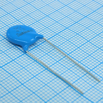 TS16003F472MSBUC0R - Керамический конденсатор радиальный 4700пФ 3000В ±10% Y5U E(11.5 X 6мм) шаг выводов 7.5мм 85°С