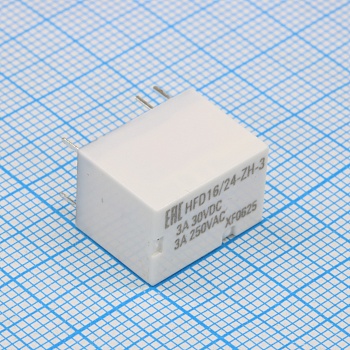 HFD16/24-ZH-3 - Сверхминиатюрное сигнальное реле 3А одна контактная группа-два направления катушка 24В