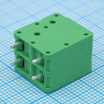 DG271V-5.0-02P-14-100A(H) - Нажимной безвинтовой клеммный блок 2 контакта. Серия DG271V-5.0