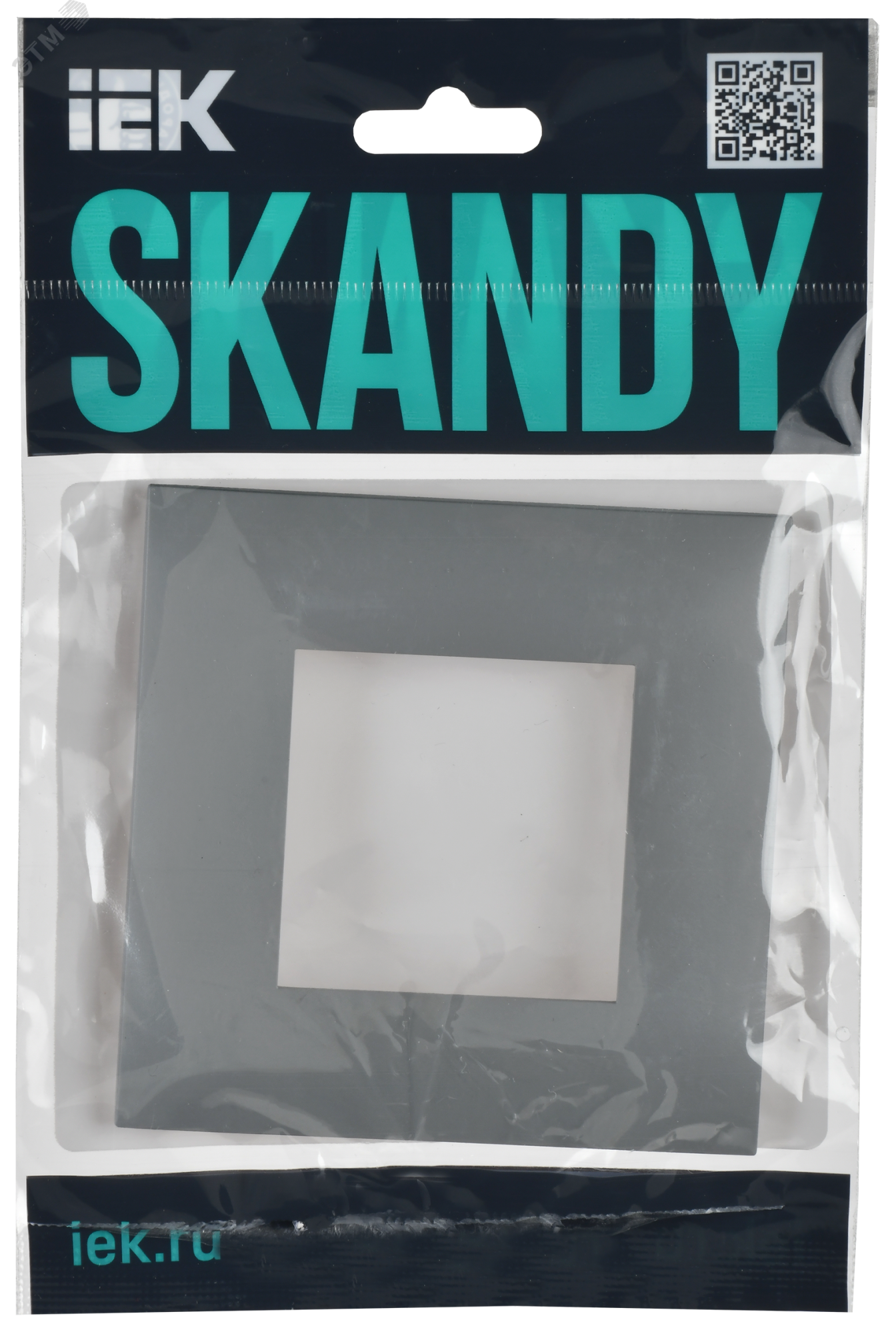 SKANDY Рамка 1-местная SK-F01Gr серый IEK SK-M12-K03