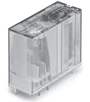 3-1415006-1 - Реле силовое катушка 48В 6A две группы на переключение (29х12.6х25.5мм) монтаж в отверстие