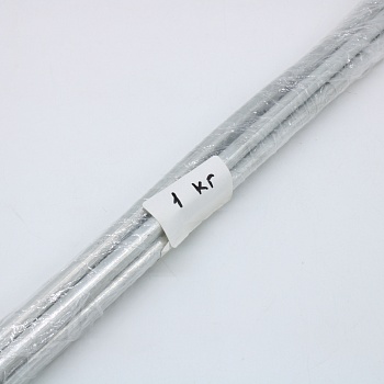 Припой А 1кг - Припой проволочный без канифоли ПОЦ44 Sn44/Zn54/Cu2 8.0мм в прутках, 1кг