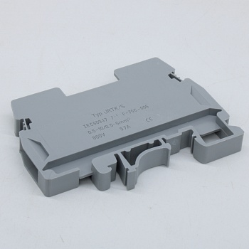 GSPTK6-2-GY - Измерительная клемма, тип фиксации провода: винтовой, номинальное сечение: 6 мм кв., 41A, 500V, ширина: 8,2 мм, цвет: серый, зажимная клетка - латунь, винтовая перемычка, тип монтажа: DIN35