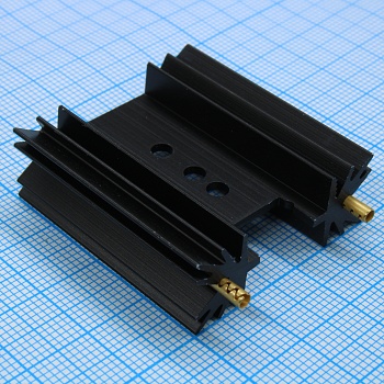 SK 104 38.1 STS - Радиатор анодированный 38,1мм под винт