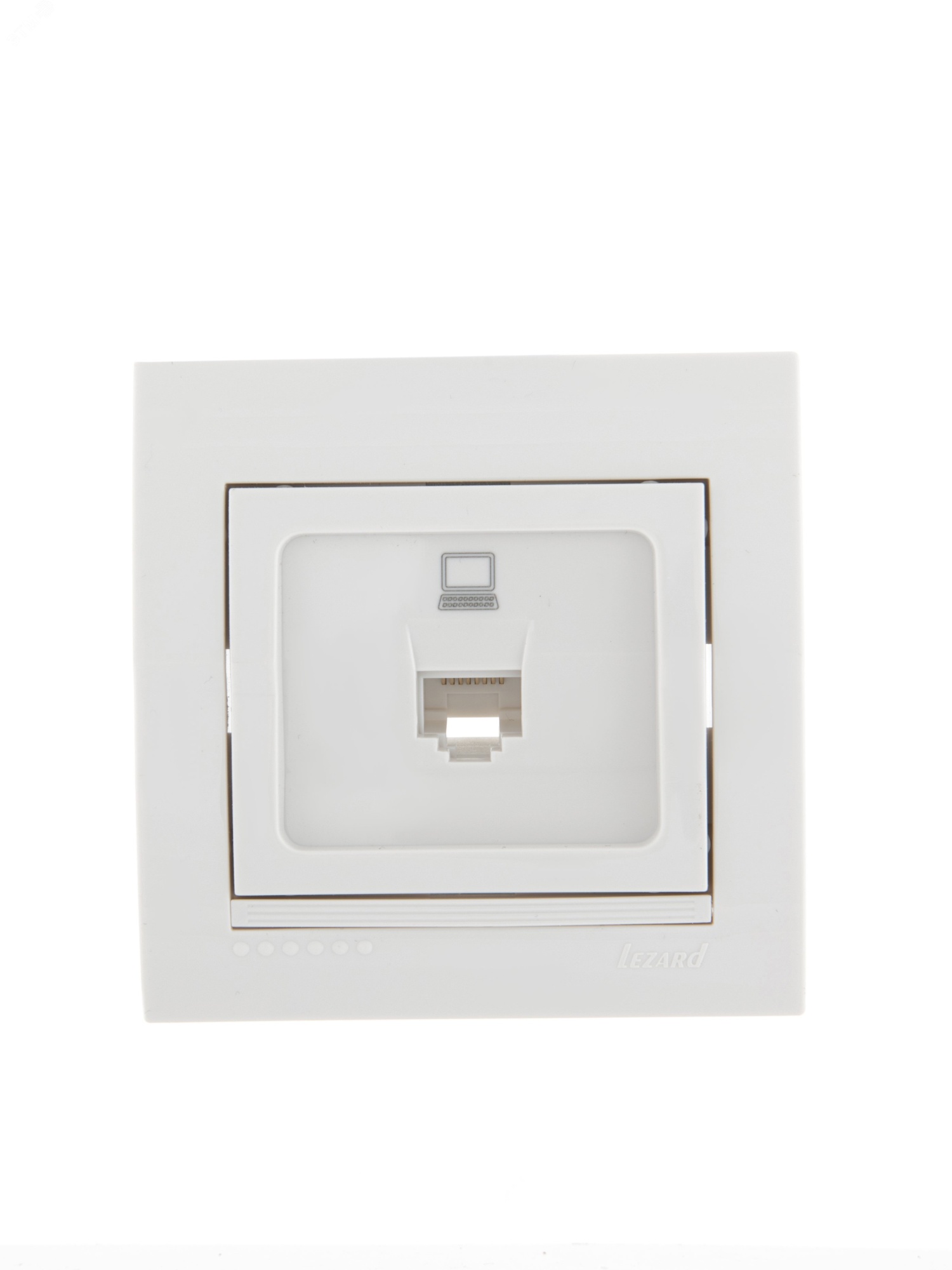 DERIY Розетка RJ45 белый 702-0202-139