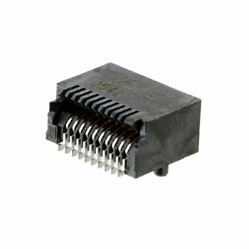 744410001 - Разъем I/O, 20 контакт(-ов), Гнездо, Типа Провод-Плата, Поверхностный Монтаж, Серия 74441