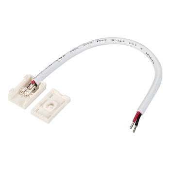 Коннектор FAST-MONO-8mm-X1-PS 025321 - Коннектор для подключения герметичных светодиодных лент с шириной платы 8мм серии RTW 2-5000PS-50m и RTW 2-5000PS. Длина провода 200мм.