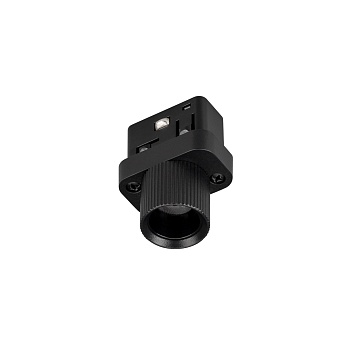Светильник MAG-ORIENT-BABY-R22-2W Warm3000 (BK, 24 deg, 48V) 043296 - Светильник для магнитных треков MAG-ORIENT шириной 26 мм. Мощность 2 Вт, св. поток 120лм, 60 лм/Вт, теплый 3000 K, CRI>90, угол 24°, напряжение питания 48 В. Черный фигурный корпус из м