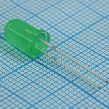 FYL-5012GD1C - Светодиод 5мм/зеленый/570нм/40мкд/30°