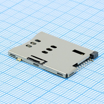 L-KLS1-SIM-110-6P-0-R - Разъем SIM карты 6 контактов
