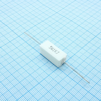 L-KLS6-SQP-5W-1KRJ - Резистор аксиальный цементный 5Вт 1кОм ±5%